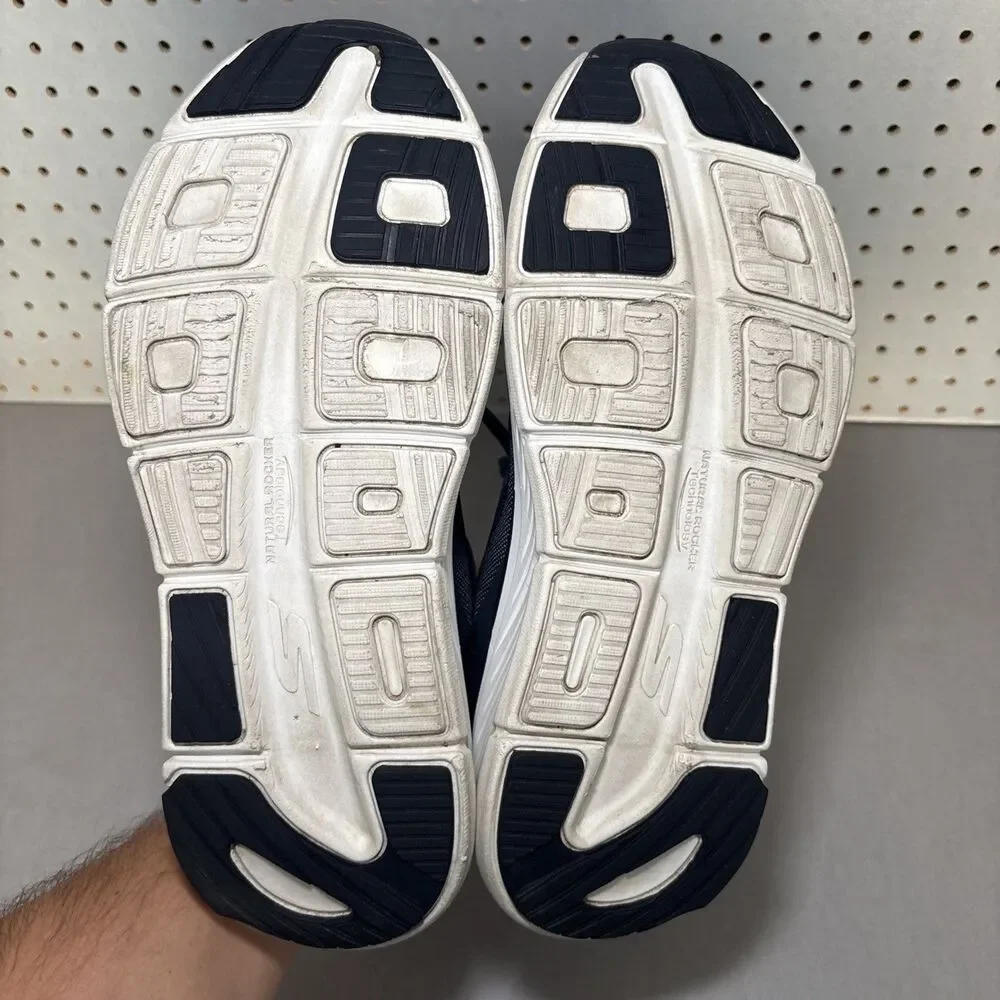 Skechers Max Cushioning Premier 2.0 Vantage Mens Sz 12 Blue Navy Shoes Sneakers
